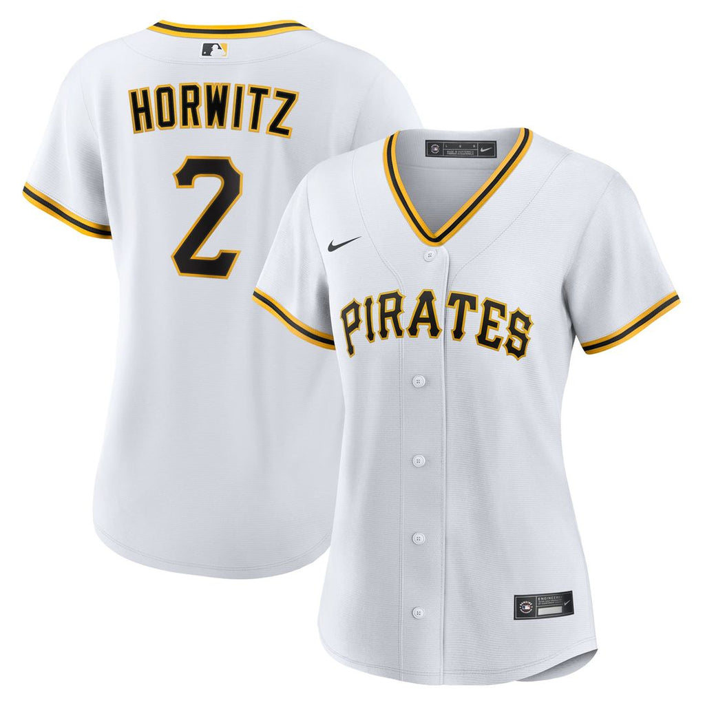 Pittsburgh Pirates Spencer Horwitz Women's Home Replica Jersey — White