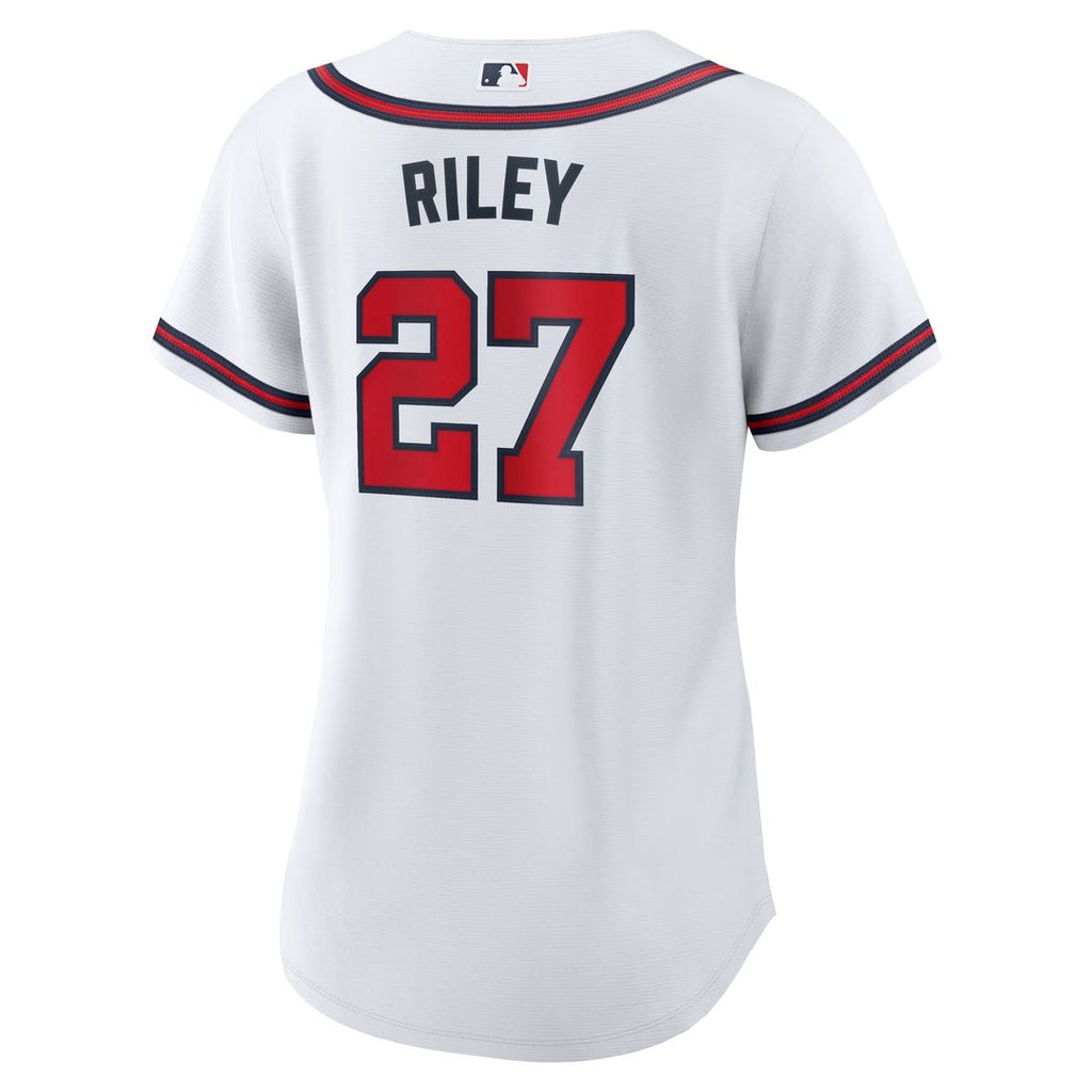Atlanta Braves Austin Riley Women's Home Replica Jersey — White