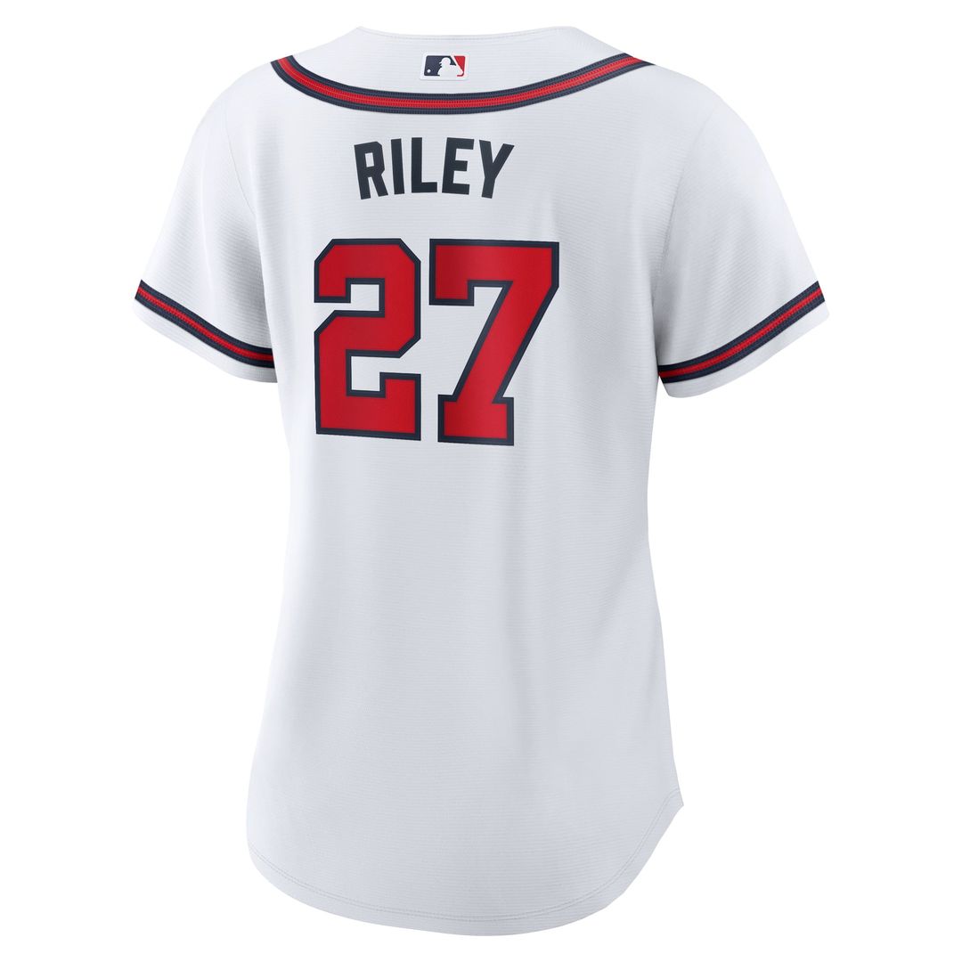Atlanta Braves Austin Riley Women's Home Replica Jersey — White