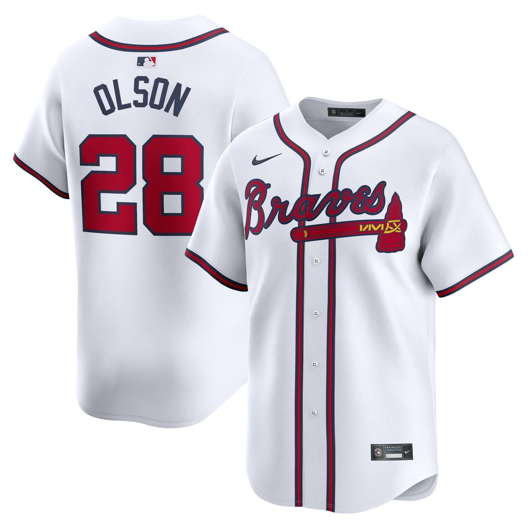 Atlanta Braves Matt Olson Home Limited Jersey — White