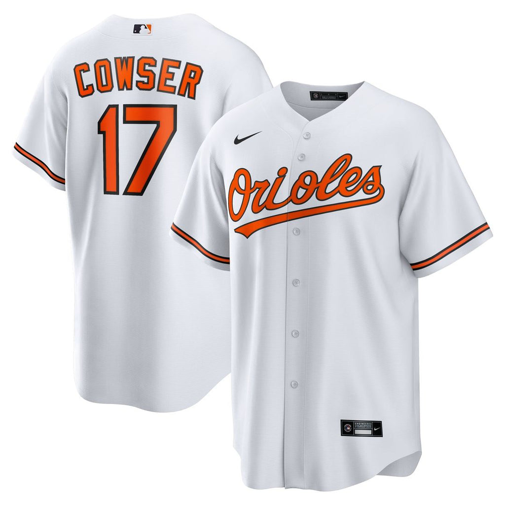 Baltimore Orioles Colton Cowser Home Replica Jersey — White