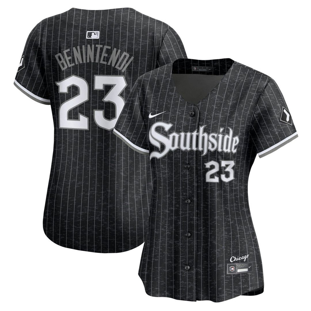 Chicago White Sox Andrew Benintendi Women's City Connect Limited Jersey — Black