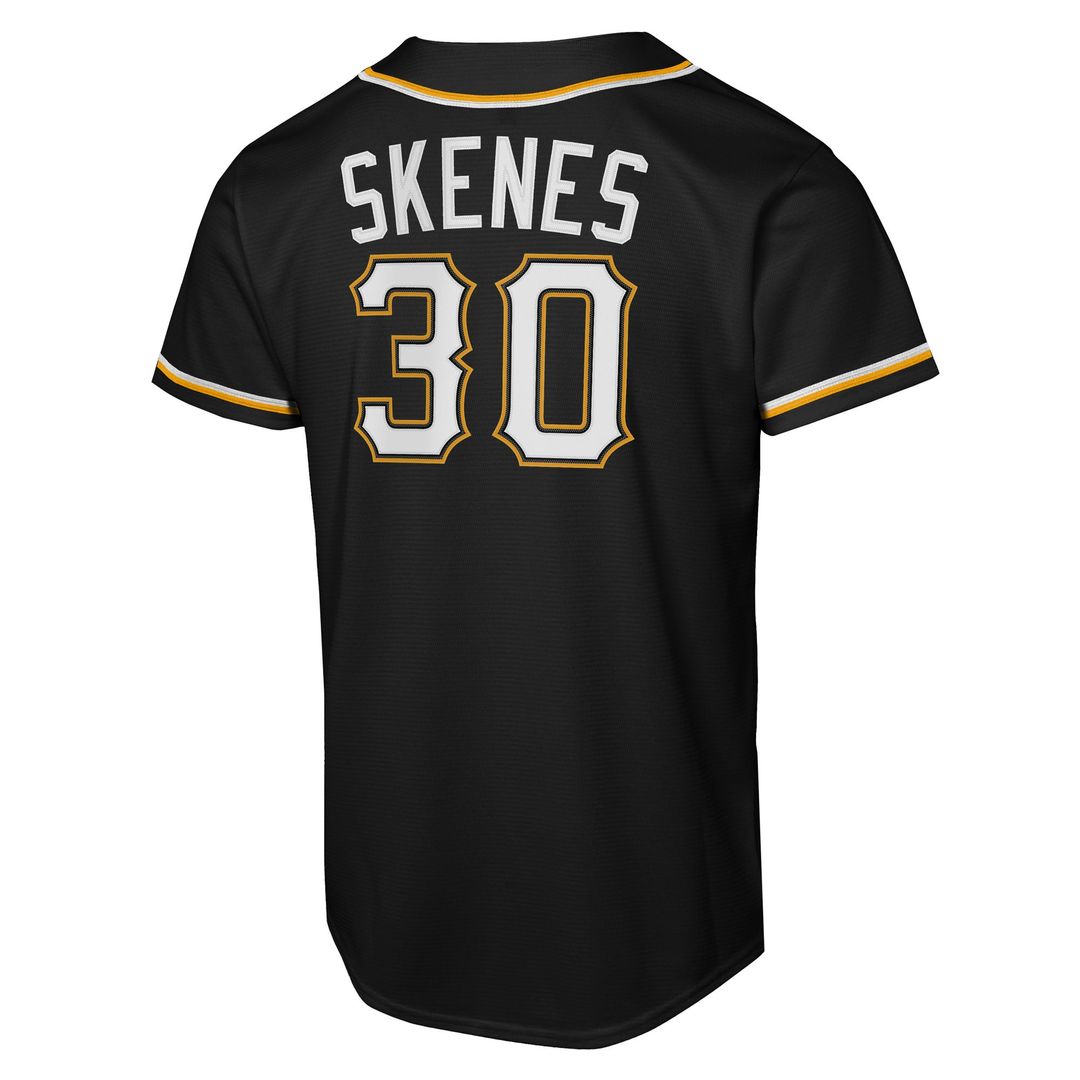 Pittsburgh Pirates Paul Skenes Youth Fashion Replica Jersey — Black