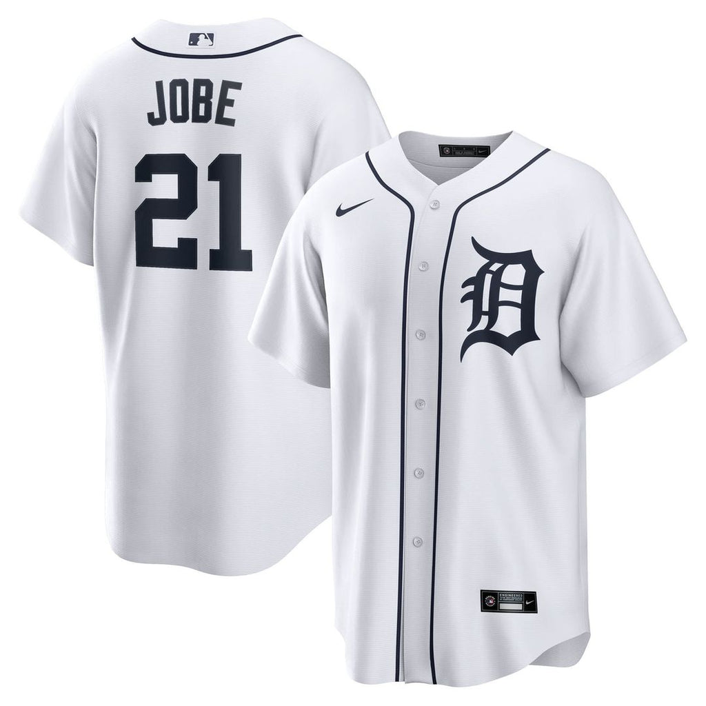 Detroit Tigers Jackson Jobe Home Replica Jersey — White