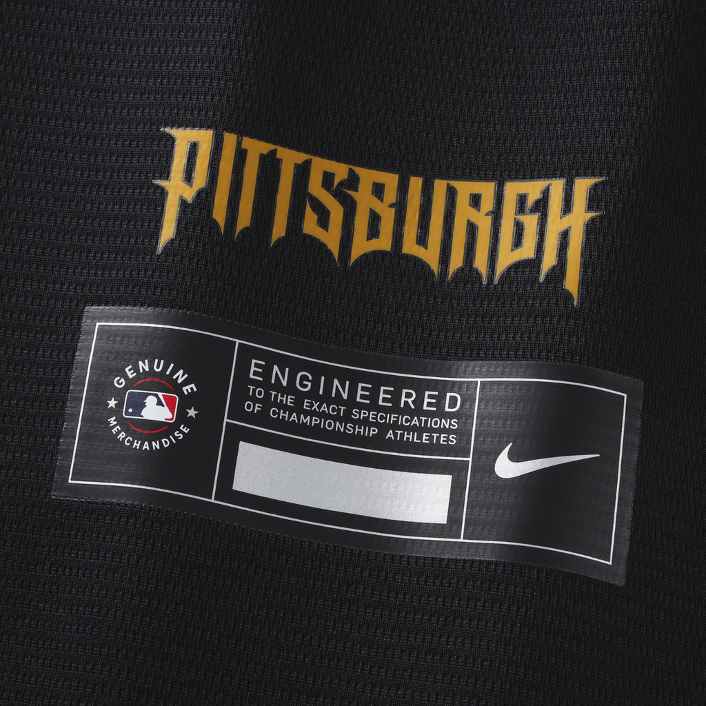 Pittsburgh Pirates Oneil Cruz 2026 City Connect Stadium Jersey — Black
