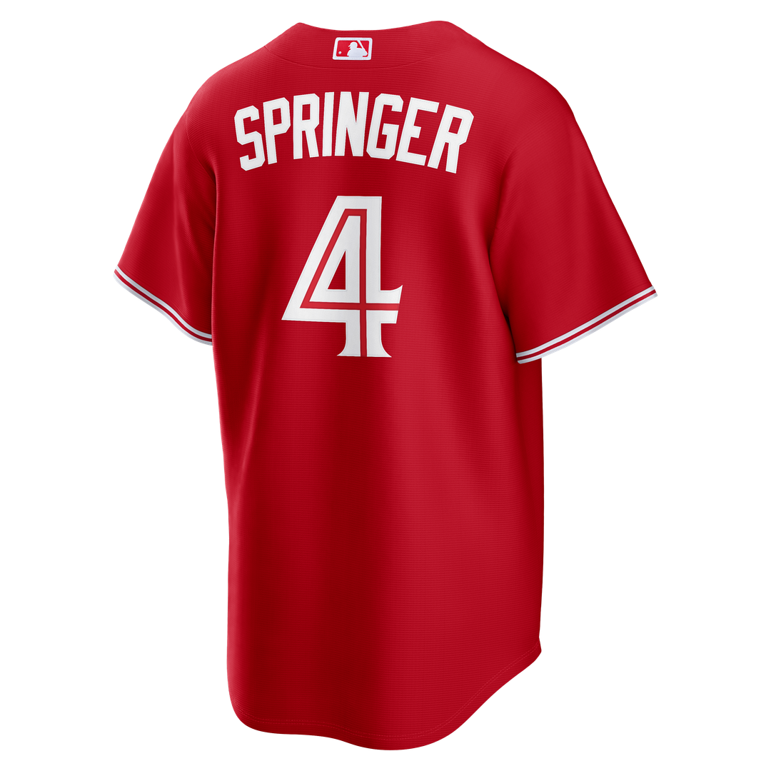 Toronto Blue Jays George Springer Canada Day Replica Jersey — Red
