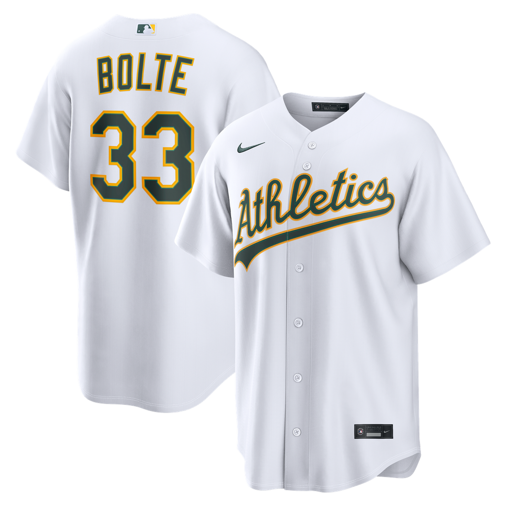 Athletics Henry Bolte Home Replica Jersey — White