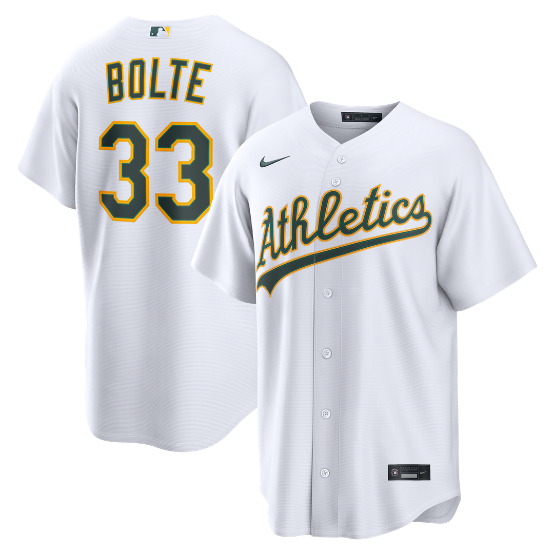 Athletics Henry Bolte Home Replica Jersey — White