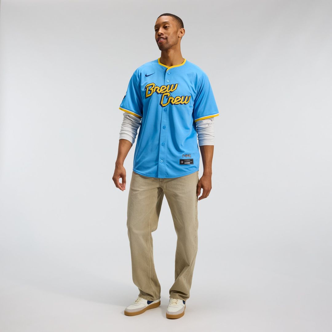 Milwaukee Brewers City Connect Limited Jersey — Light Blue