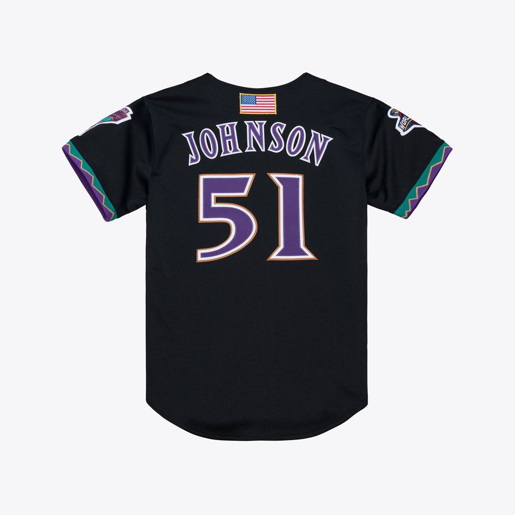 Arizona Diamondbacks Randy Johnson 2001 Authentic Jersey — Black