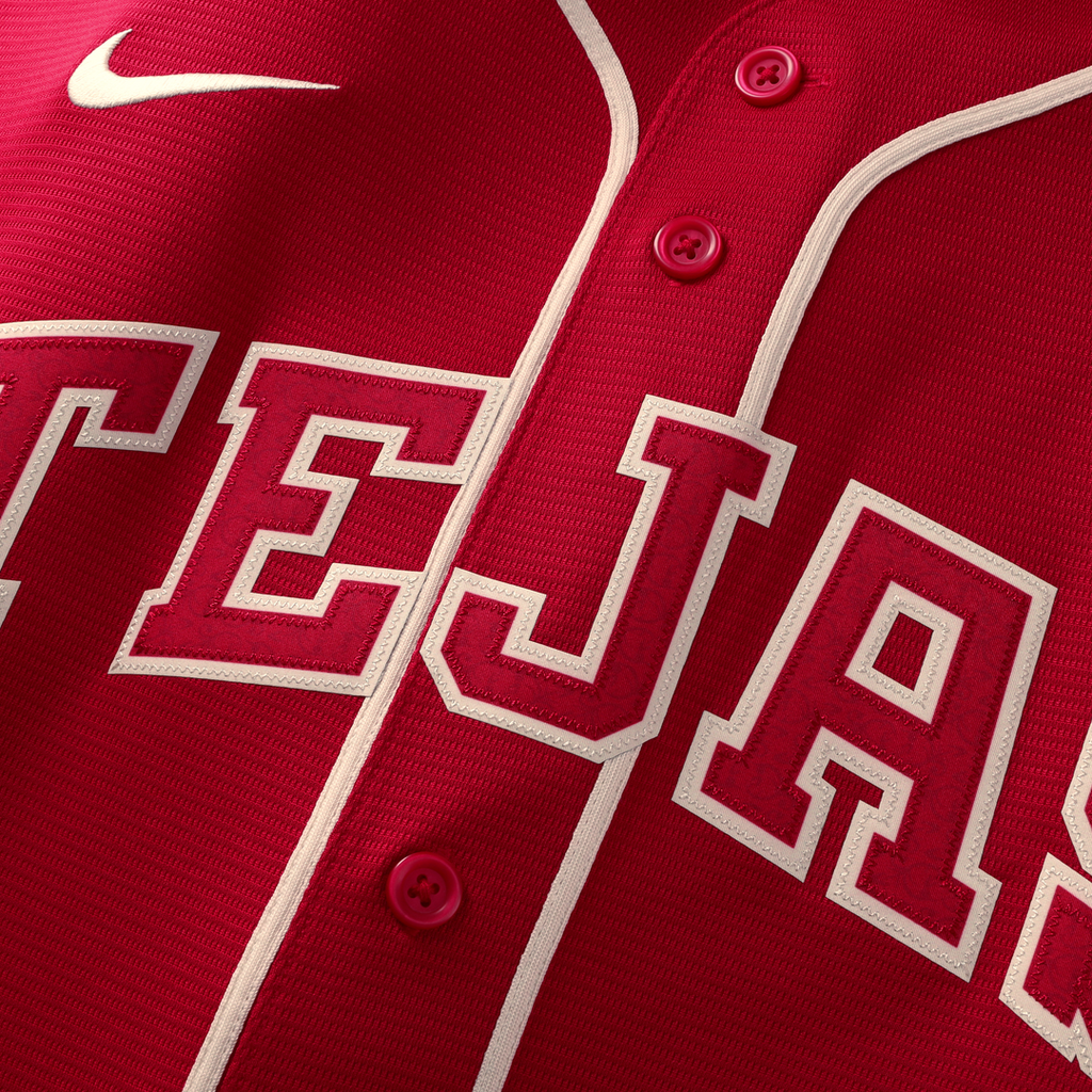 Texas Rangers Joc Pederson 2026 City Connect Stadium Jersey — Red