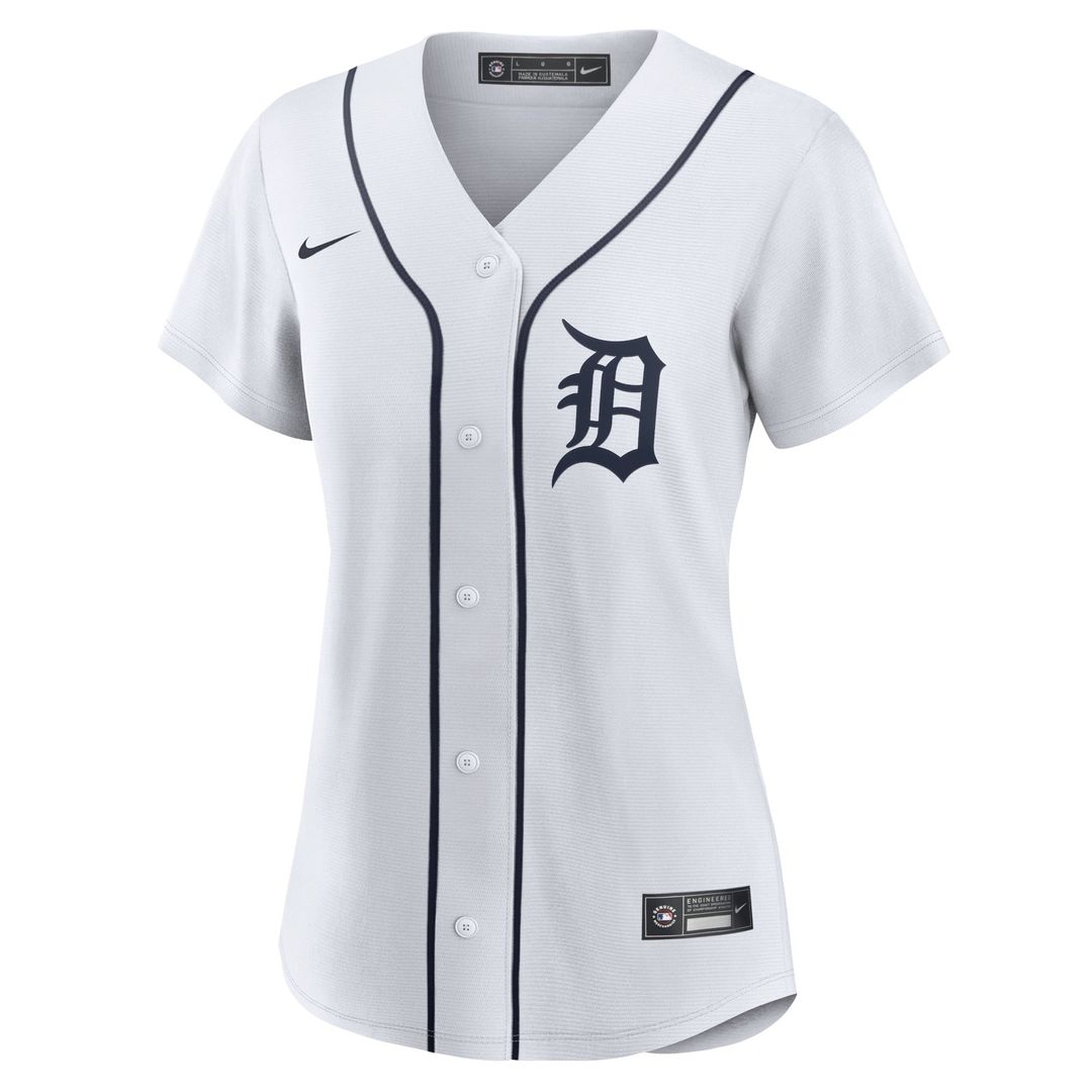 Detroit Tigers Riley Greene Women's Home Replica Jersey — White
