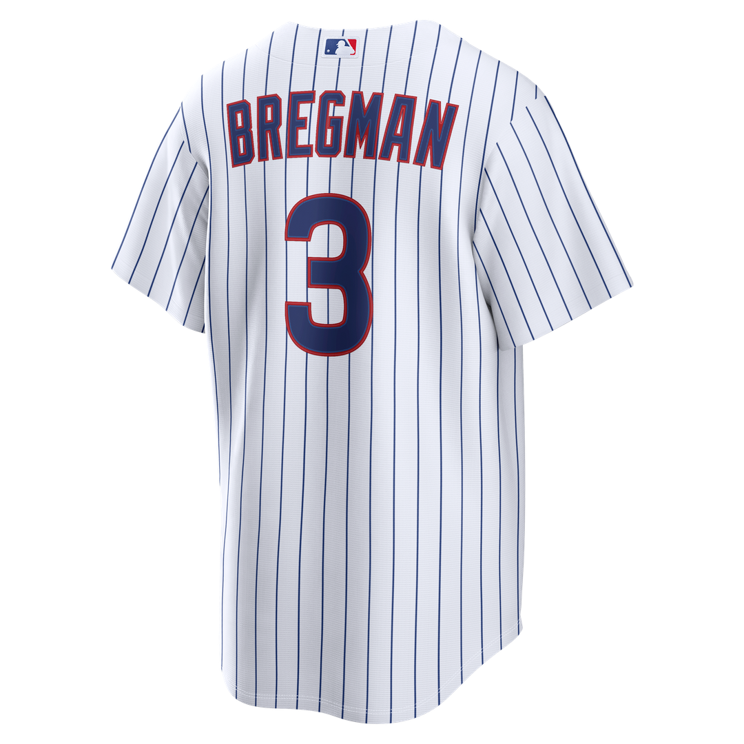 Chicago Cubs Alex Bregman Home Replica Jersey — White