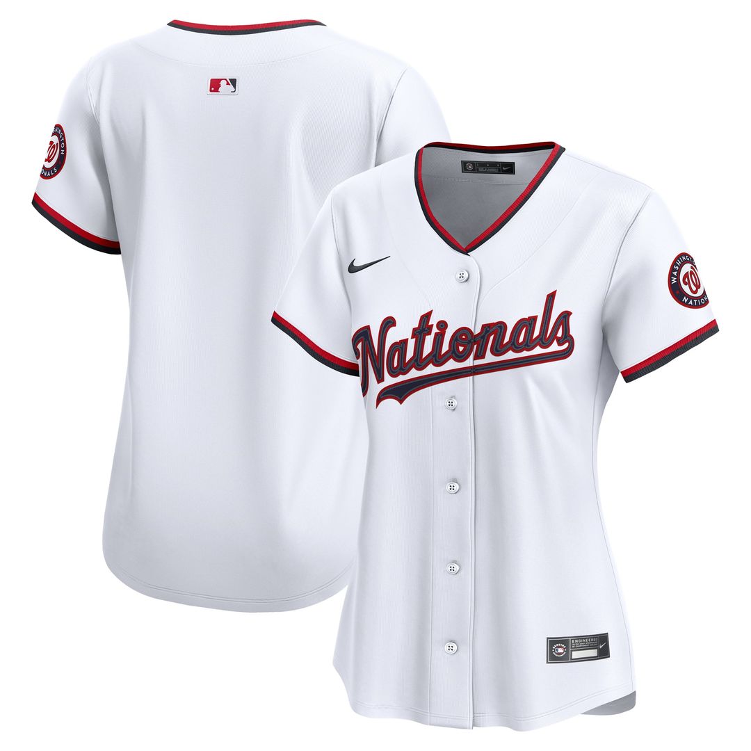 Washington Nationals Women's Home Limited Jersey — White