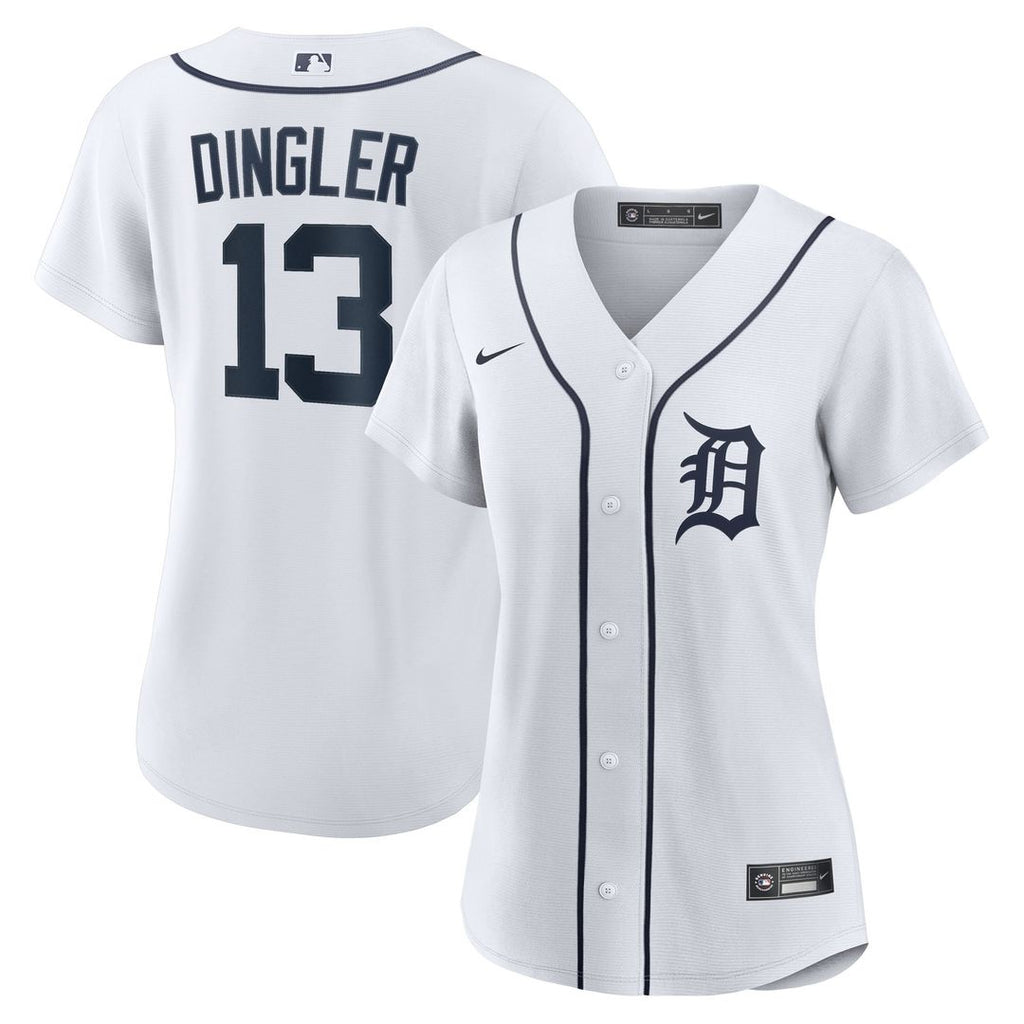 Detroit Tigers Dillon Dingler Women's Home Replica Jersey — White