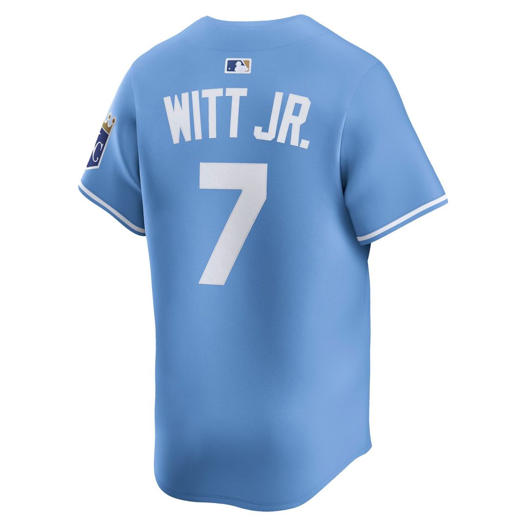Kansas City Royals Bobby Witt Jr. Alternate Limited Jersey — Light Blue