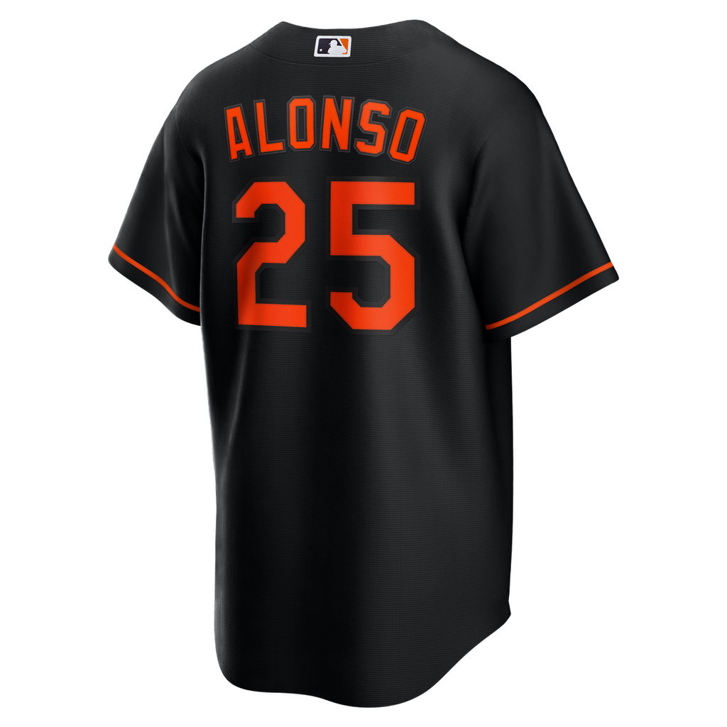 Baltimore Orioles Pete Alonso Alternate Replica Jersey — Black