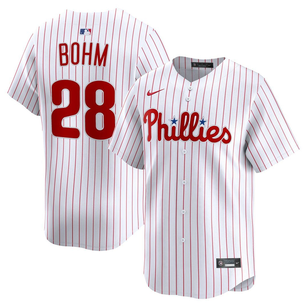 Philadelphia Phillies Alec Bohm Home Limited Jersey — White