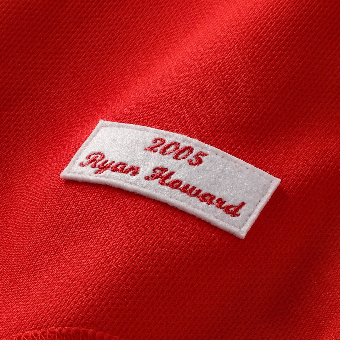 Philadelphia Phillies Ryan Howard Cooperstown Batting Practice Jersey — Red