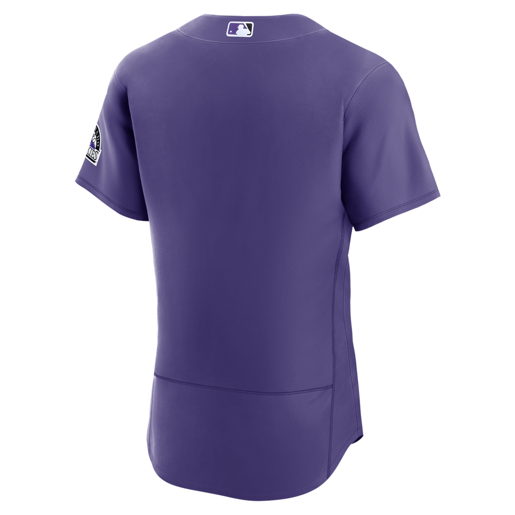 Colorado Rockies Alternate Authentic Jersey — Purple