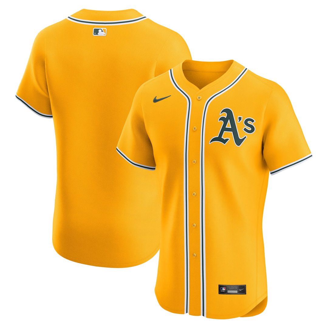 Athletics Alternate 2 Elite Jersey — Gold