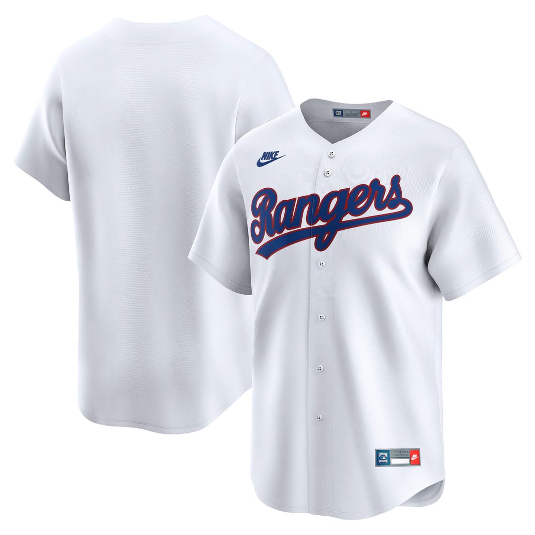 Texas Rangers Cooperstown Limited Jersey — White