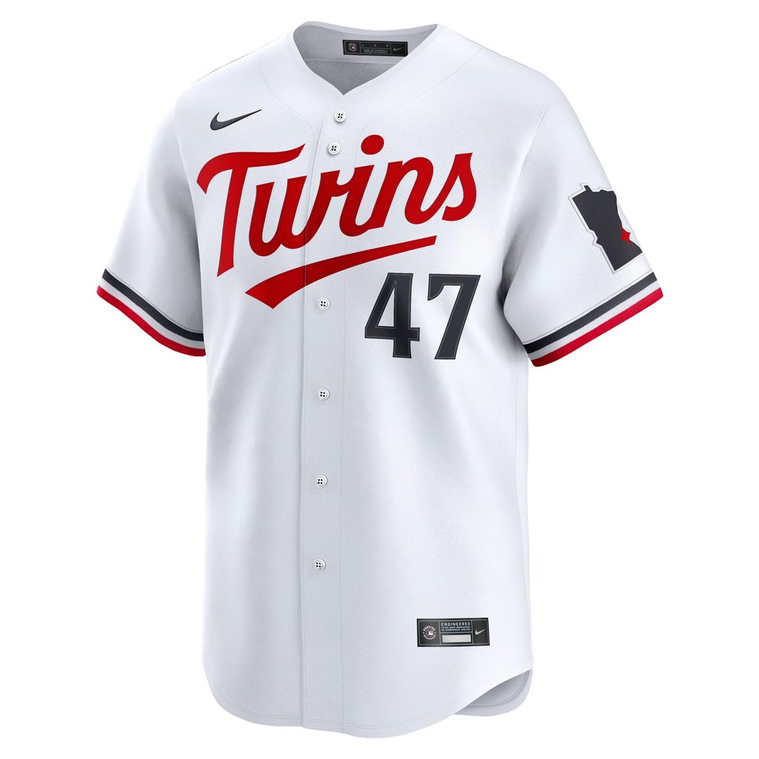 Minnesota Twins Edouard Julien Home Limited Jersey — White