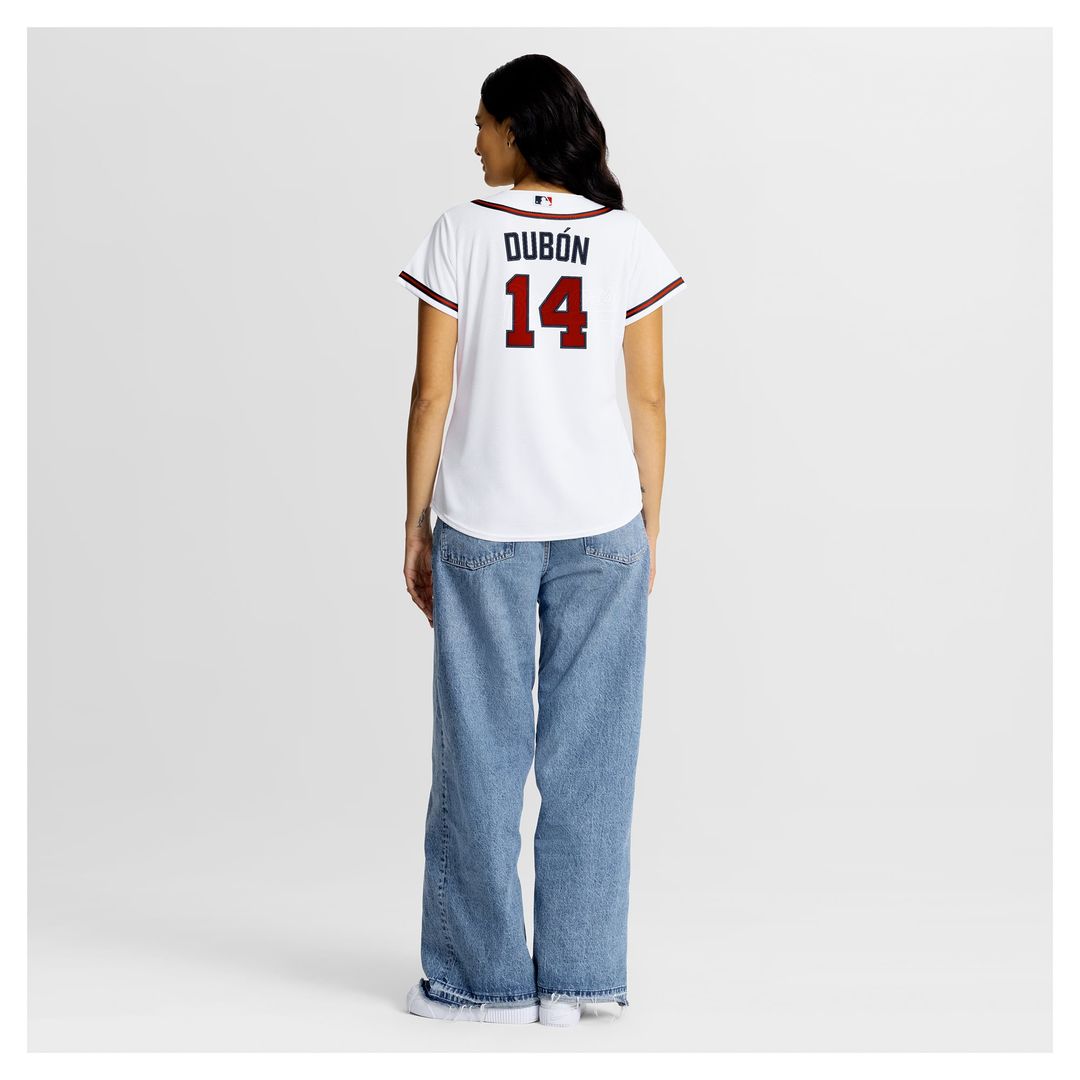 Atlanta Braves Mauricio Dubón Women's Home Replica Jersey — White