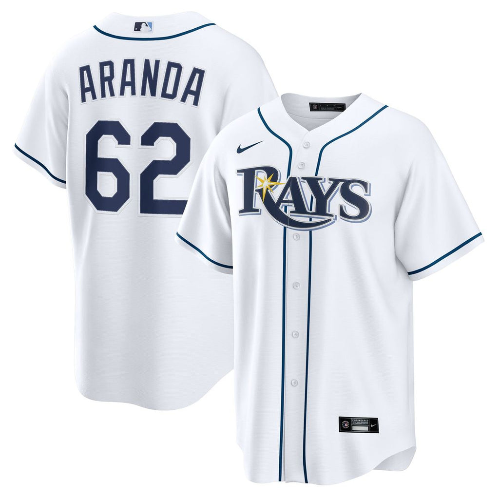Tampa Bay Rays Jonathan Aranda Home Replica Jersey — White