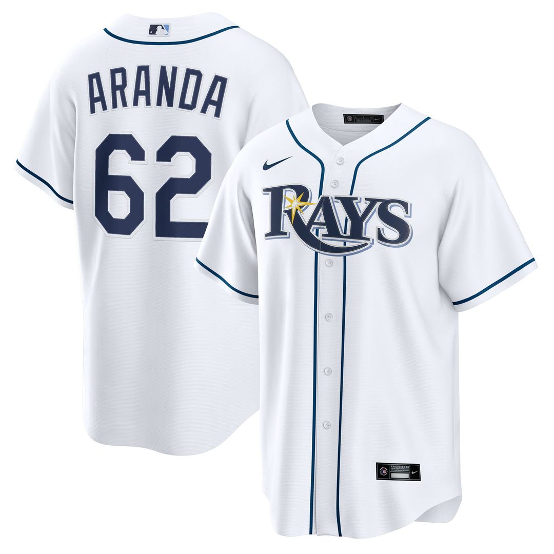 Tampa Bay Rays Jonathan Aranda Home Replica Jersey — White