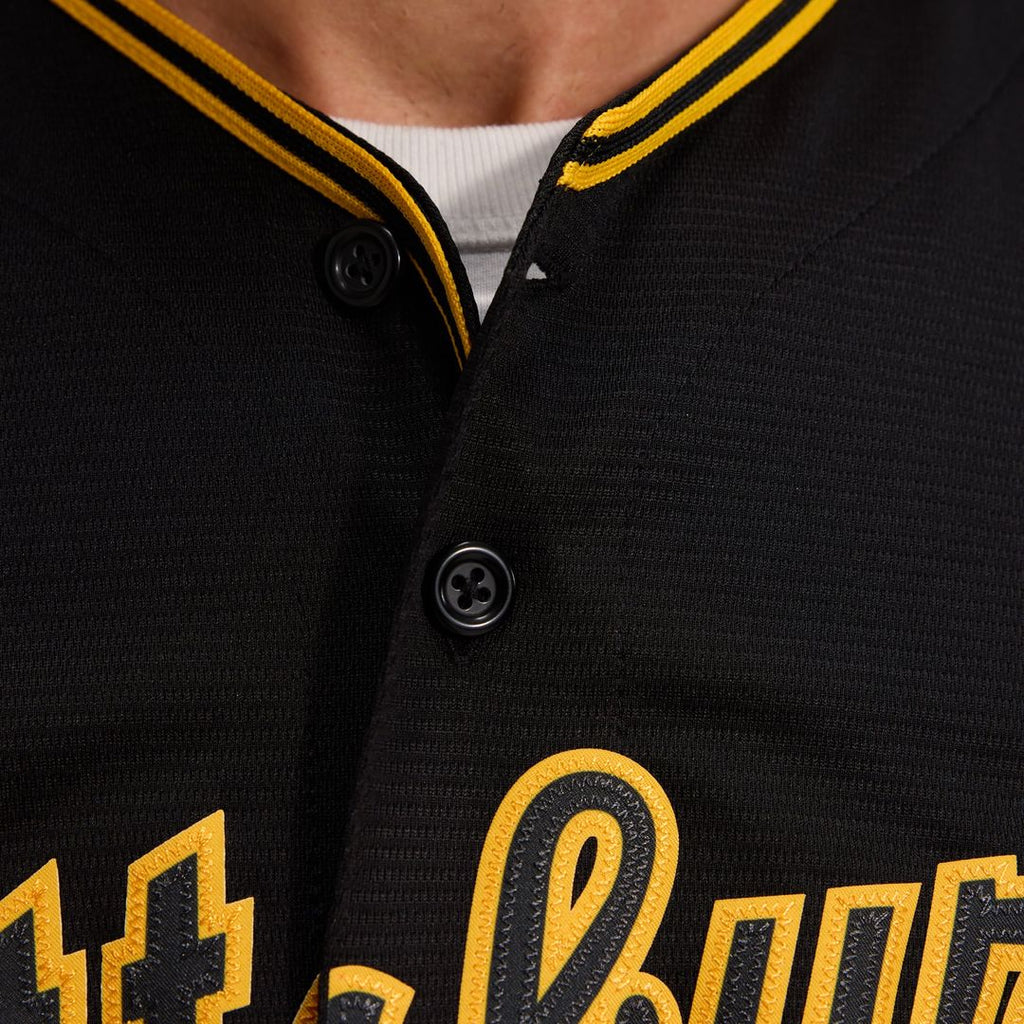 Pittsburgh Pirates Alternate Replica Team Jersey — Black