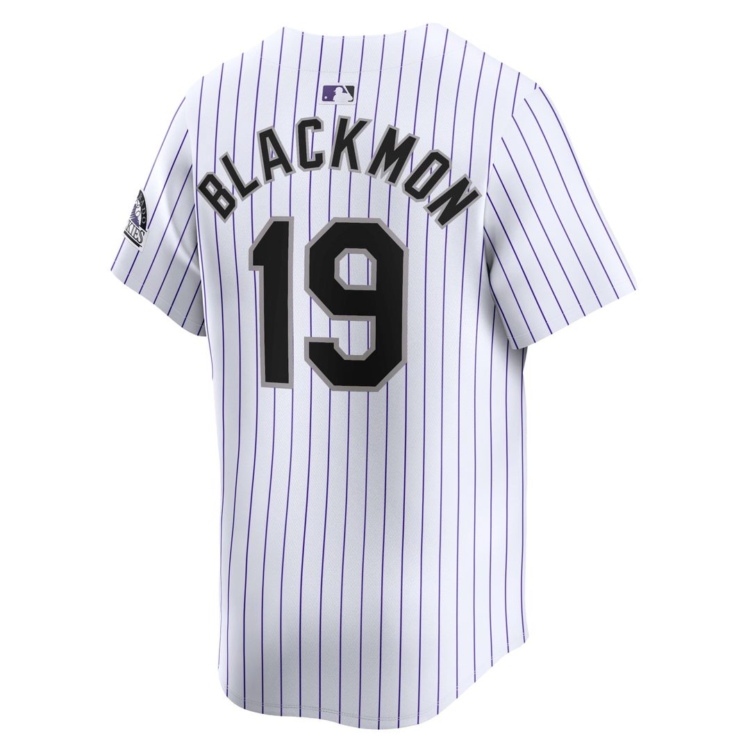 Colorado Rockies Charlie Blackmon Youth Home Limited Jersey — White
