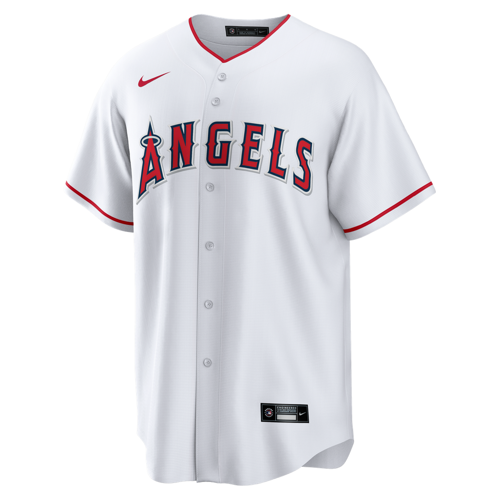Los Angeles Angels Reggie Jackson Home Retired Replica Jersey — White