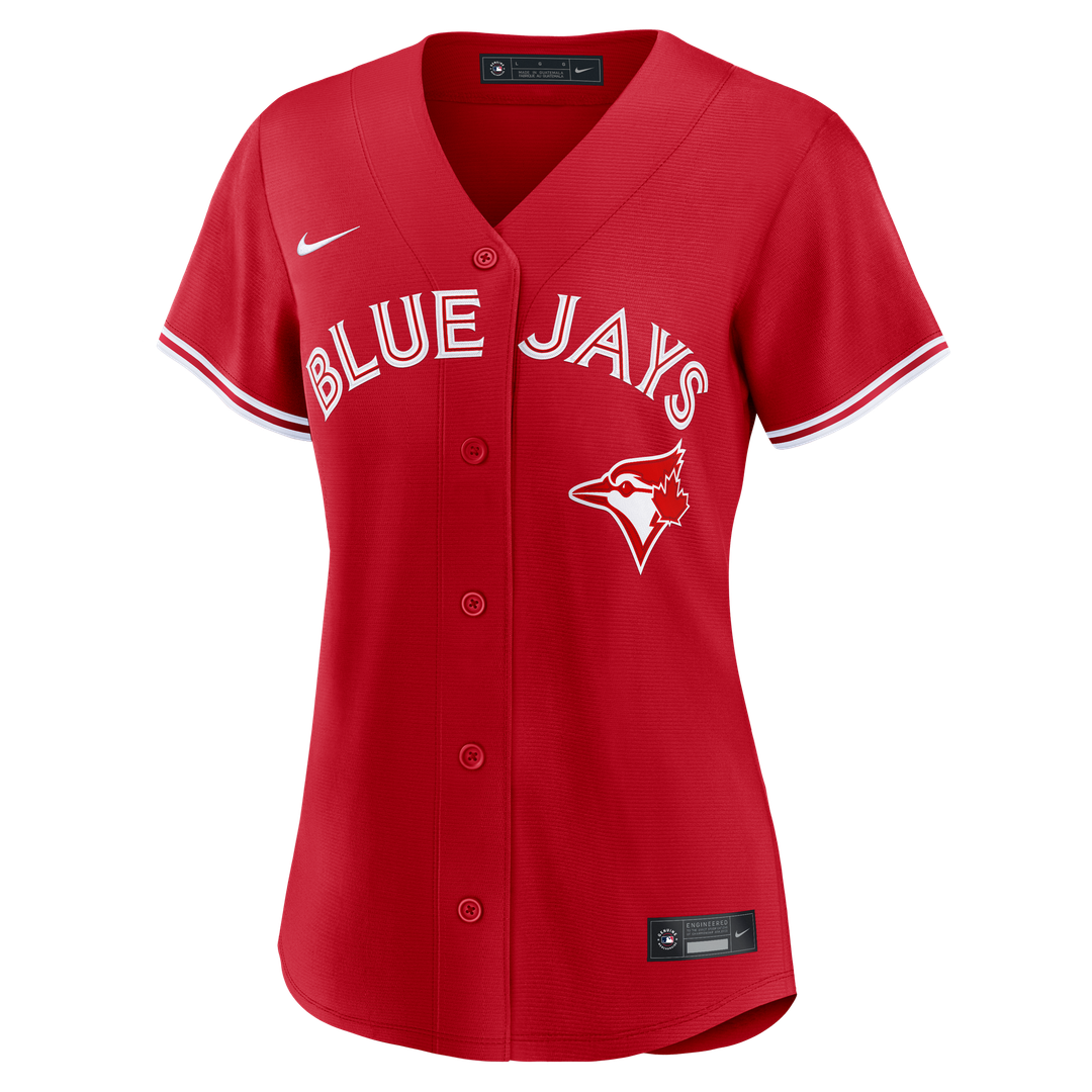 Toronto Blue Jays Women's Alternate Replica Jersey — Red