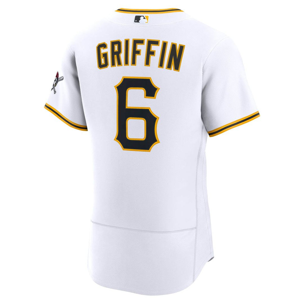 Pittsburgh Pirates Konnor Griffin Home Authentic Jersey — White