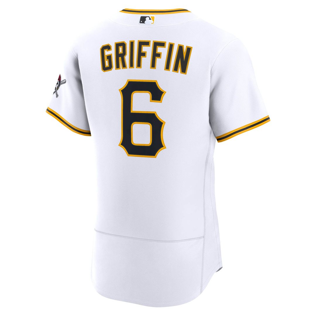 Pittsburgh Pirates Konnor Griffin Home Authentic Jersey — White