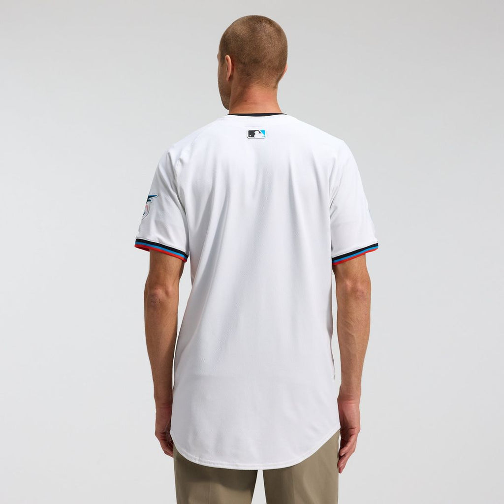 Miami Marlins Home Elite Jersey — White
