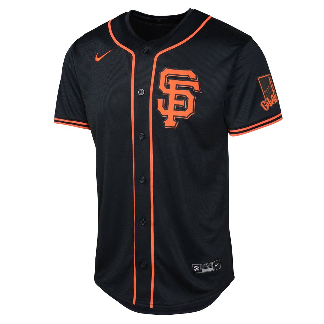 San Francisco Giants Rafael Devers Youth Limited Jersey — Black