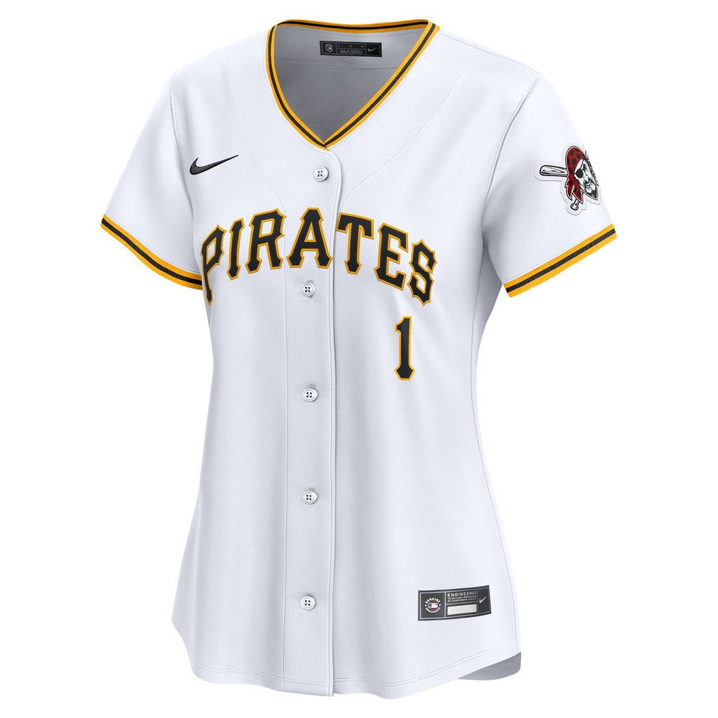 Pittsburgh Pirates Women's #1 Mom Home Limited Jersey — White