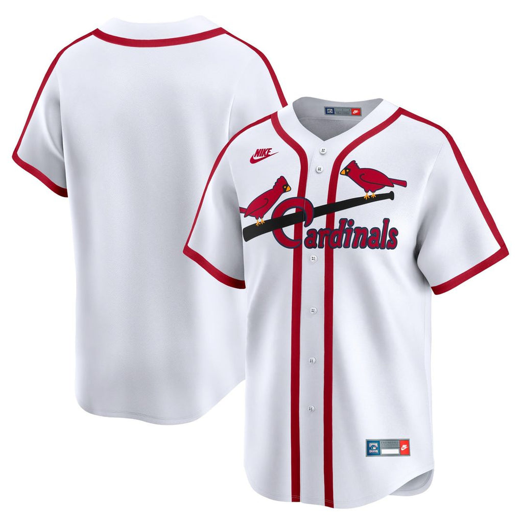 St. Louis Cardinals Cooperstown Limited Jersey — White