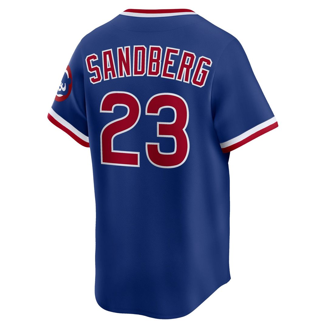 Chicago Cubs Ryne Sandberg Throwback Cooperstown Limited Jersey — Royal