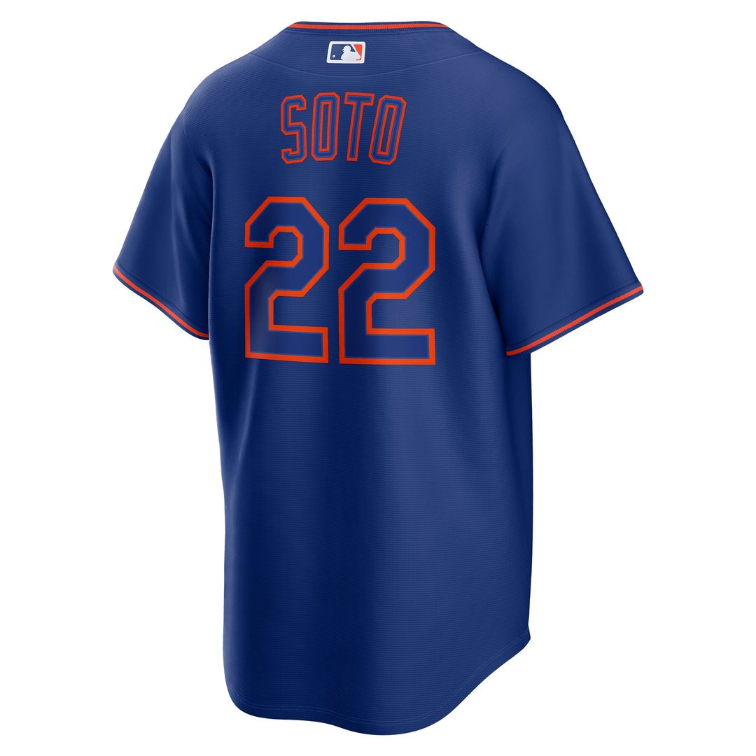 New York Mets Juan Soto Alternate Replica Jersey — Royal