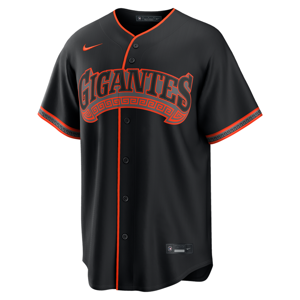 San Francisco Giants Rafael Devers Alternate Replica Jersey — Black