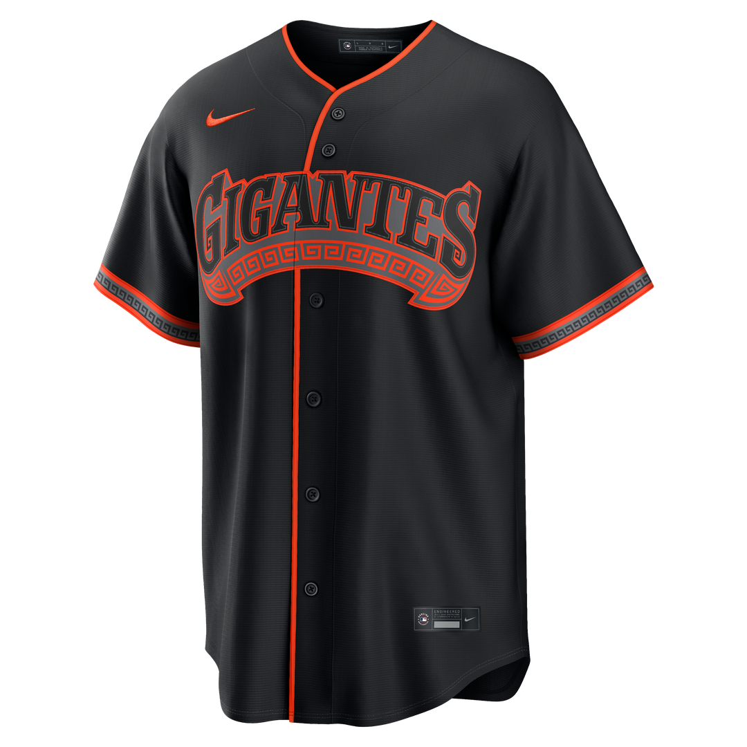 San Francisco Giants Rafael Devers Alternate Replica Jersey — Black