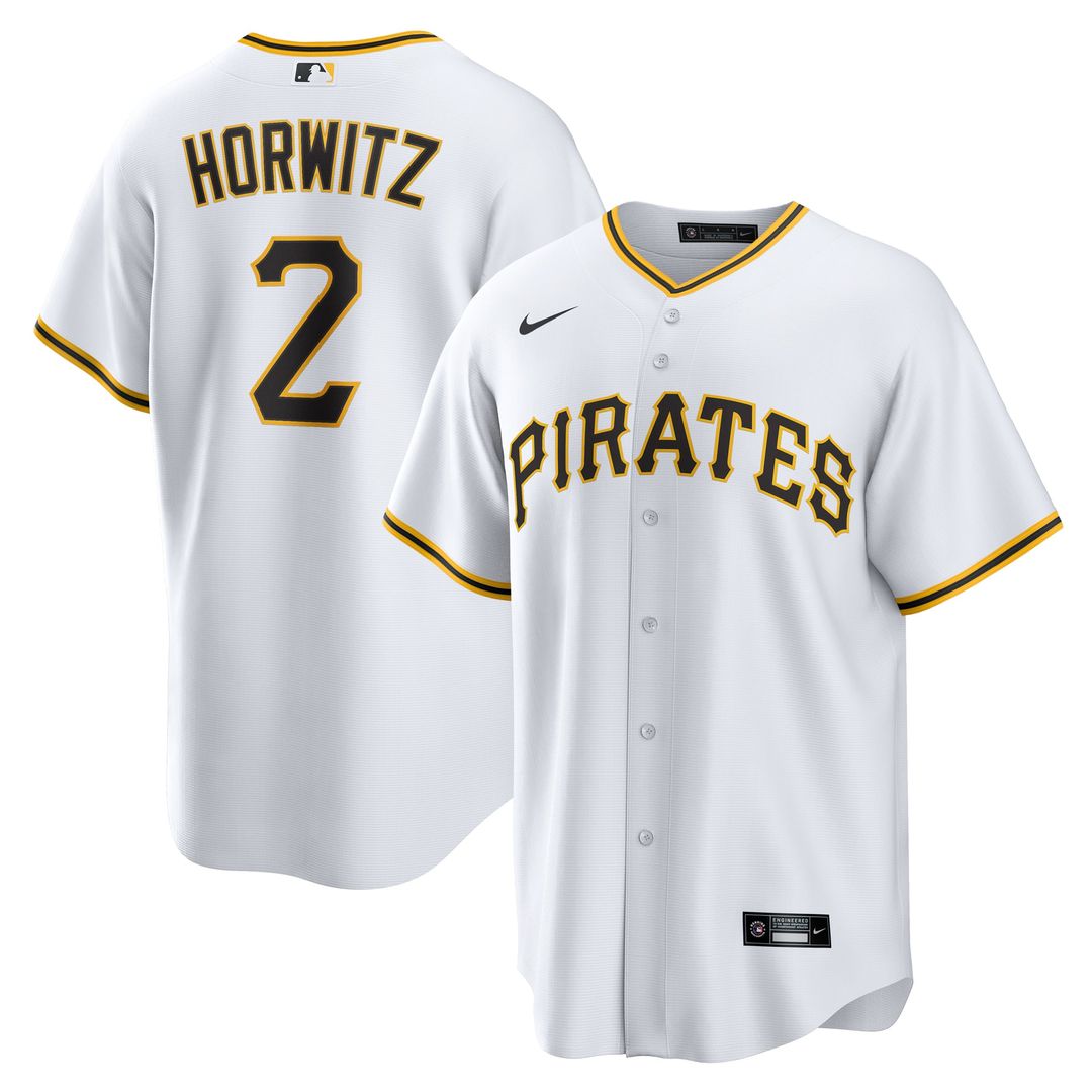 Pittsburgh Pirates Spencer Horwitz Home Replica Jersey — White