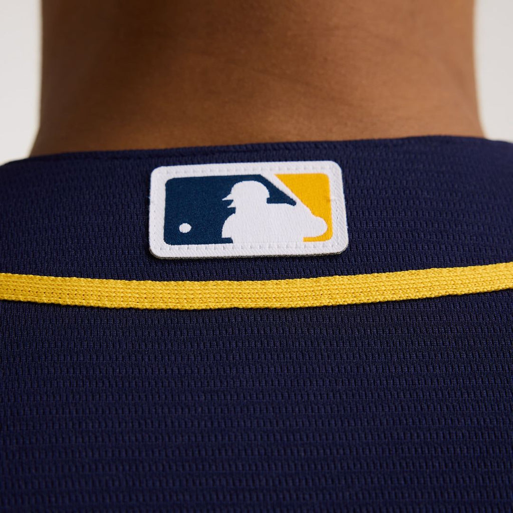 Milwaukee Brewers Home Replica Team Jersey — Cream