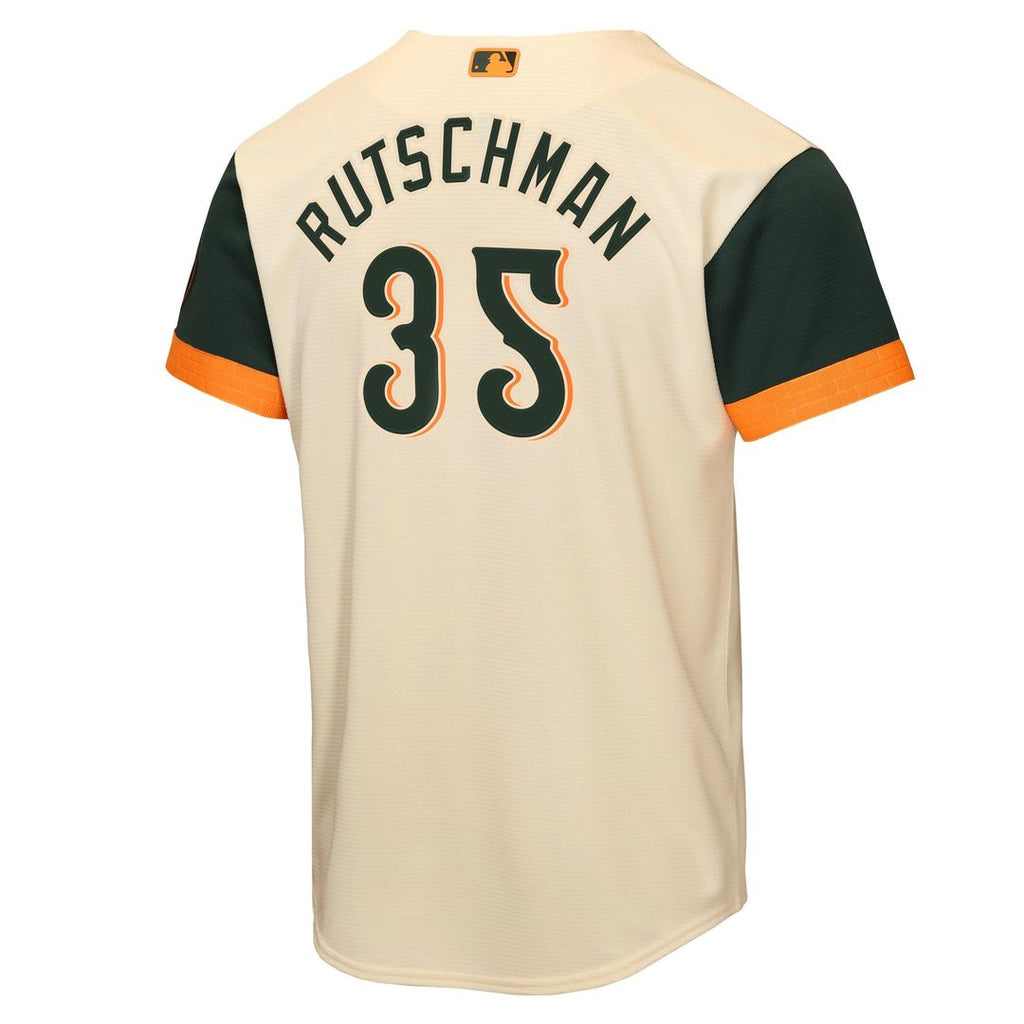 Baltimore Orioles Adley Rutschman Youth 2026 City Connect Stadium Jersey — Cream