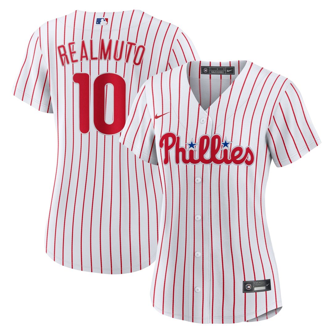 Philadelphia Phillies J.T. Realmuto Women's Home Replica Jersey — White