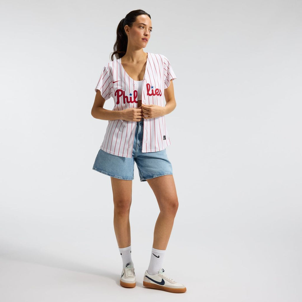 Philadelphia Phillies Women's Home Replica Team Jersey — White