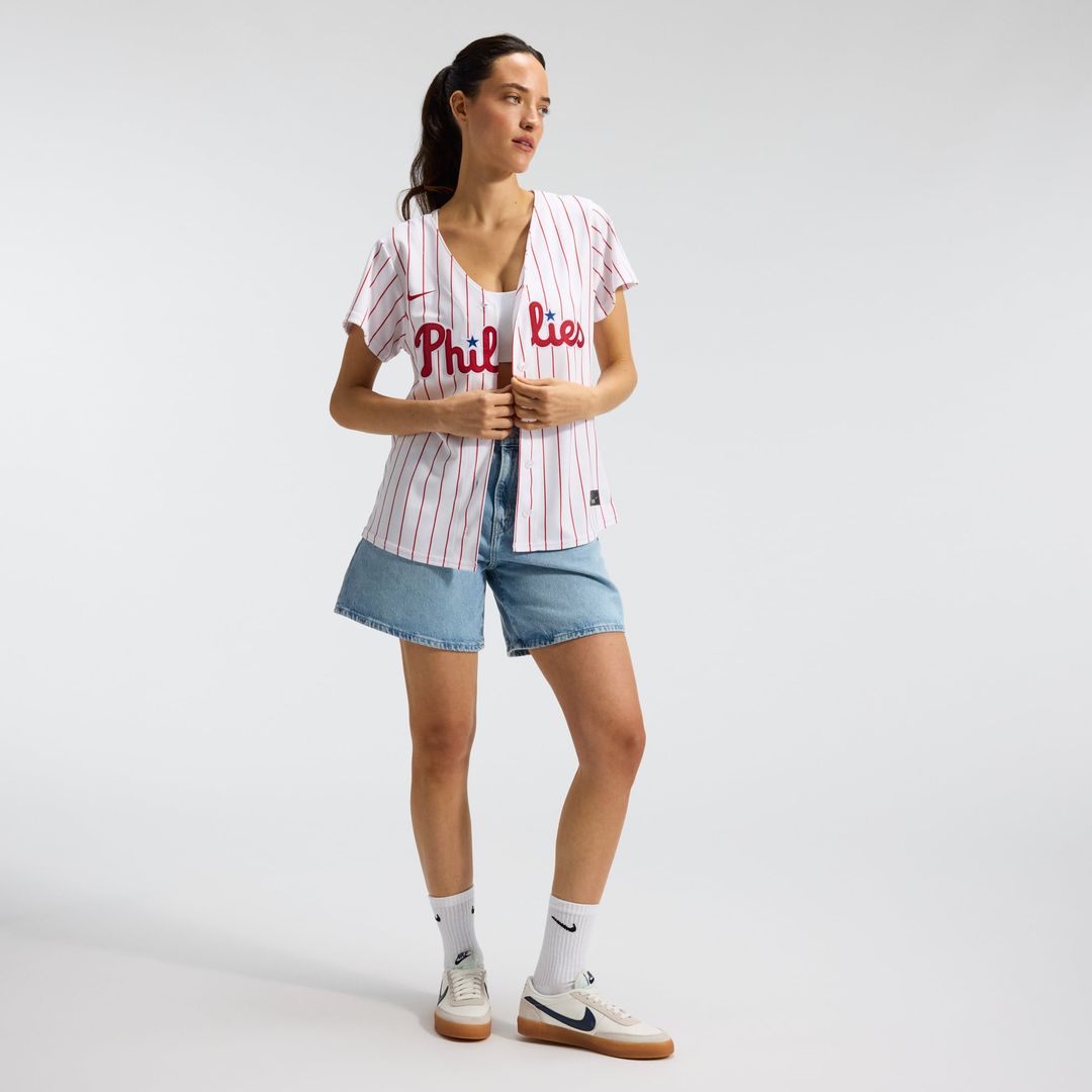 Philadelphia Phillies Women's Home Replica Team Jersey — White